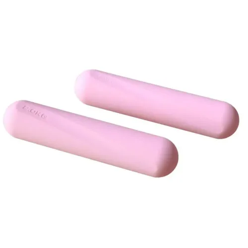 RING pilates fitnes bucice-silikon 1x2 kg pink RX LKW-684-2 kg